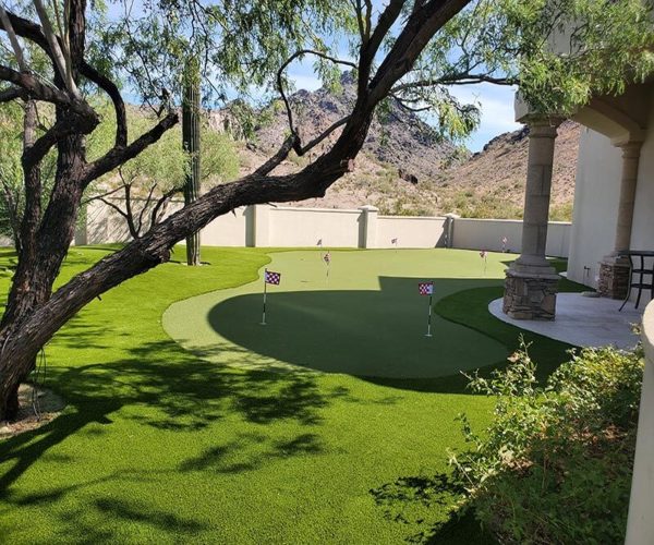 Golf course lawn